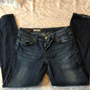 High rise bootcut jeans